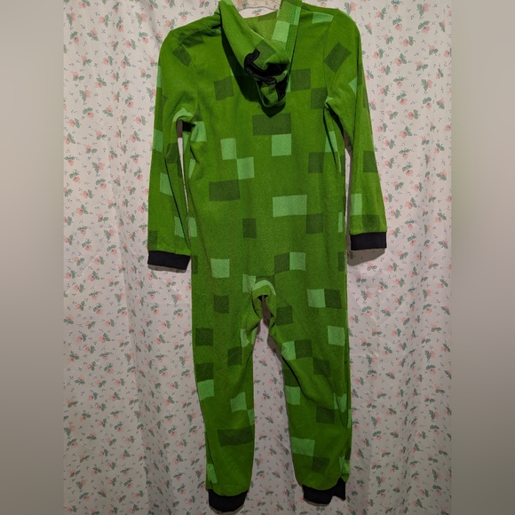 Minecraft boys pajamas w hoodie sz 12 - Picture 6 of 6